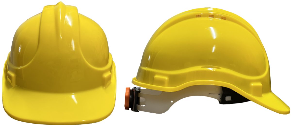 KB660 Helmet Ratchet Suspension Headphone Attachable Yellow KARAM