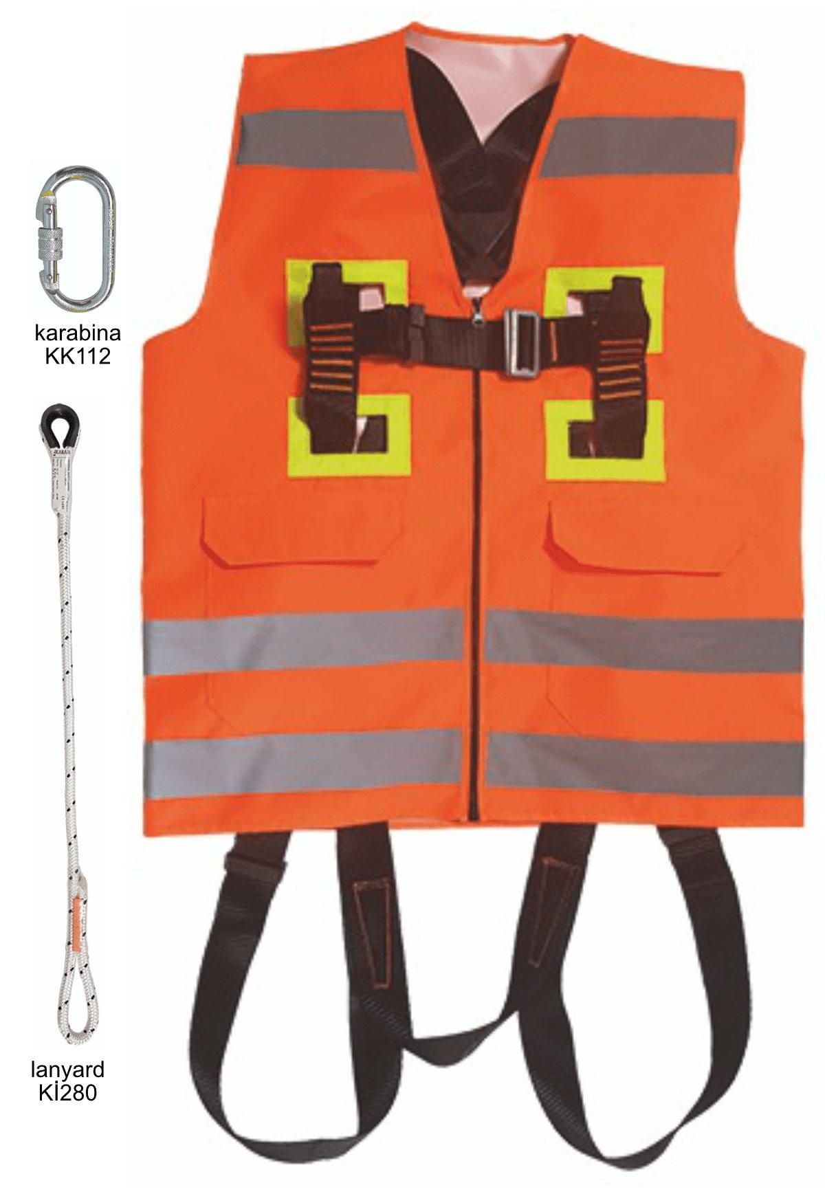 KP37 Y  Paraşüt Tipi Kemer Yelekli
