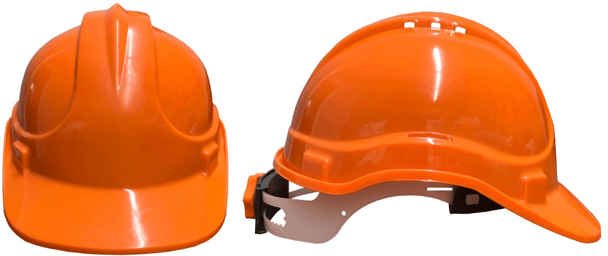 KB660 Baret Vidalı (Ayarlı) Kulaklık Takılabilir Turuncu Karam
