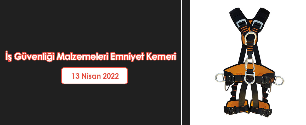 İş Güvenliği Malzemeleri Emniyet Kemeri