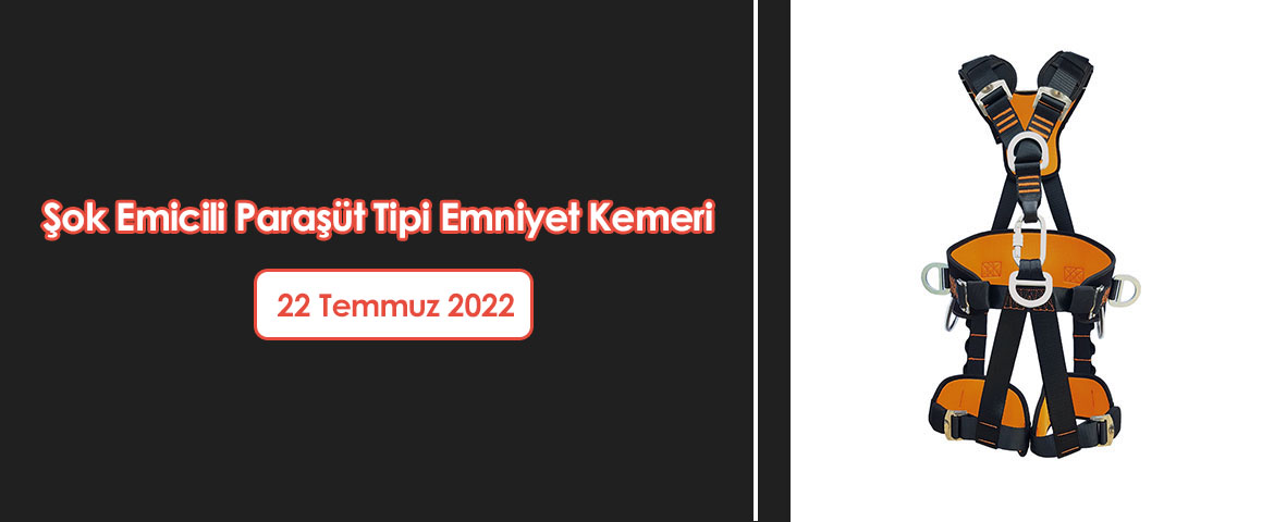 Şok Emicili Paraşüt Tipi Emniyet Kemeri