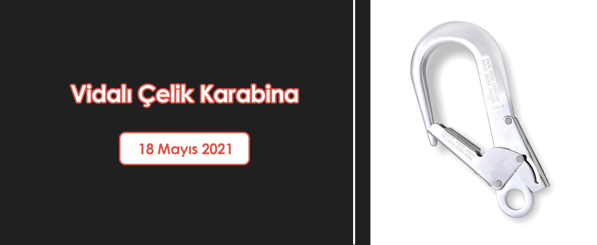 Vidalı Çelik Karabina