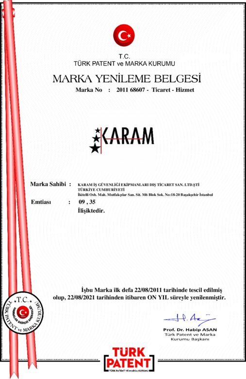 KARAM MARKA TESCİL