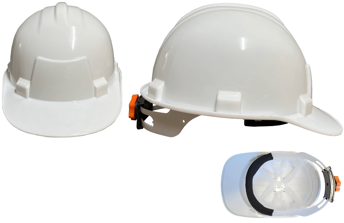 KB580 Baret Vidalı EN 397 Beyaz Karam