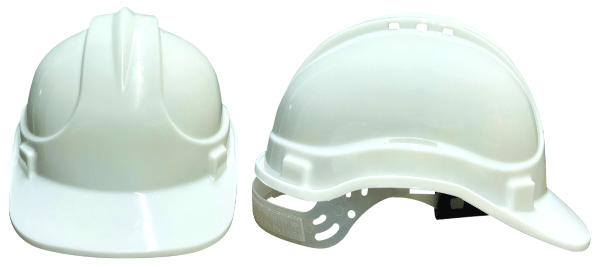 KB610 Baret Düz Kulaklık Takılabilir Beyaz Karam