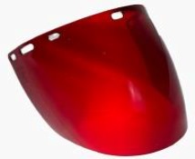 KM536  VİZÖR  2 mm  PC  20 X 40  KIRMIZI
