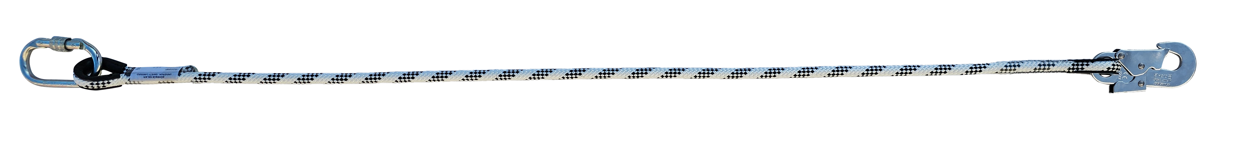 Kİ287 Kemer Sabitleme Halatı Lanyard  karabinalı küçük kancalı