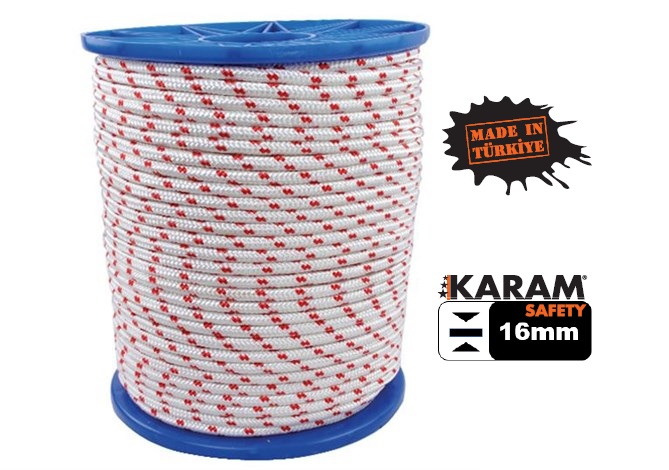 KH36 Polyester Statik Halat 16 mm